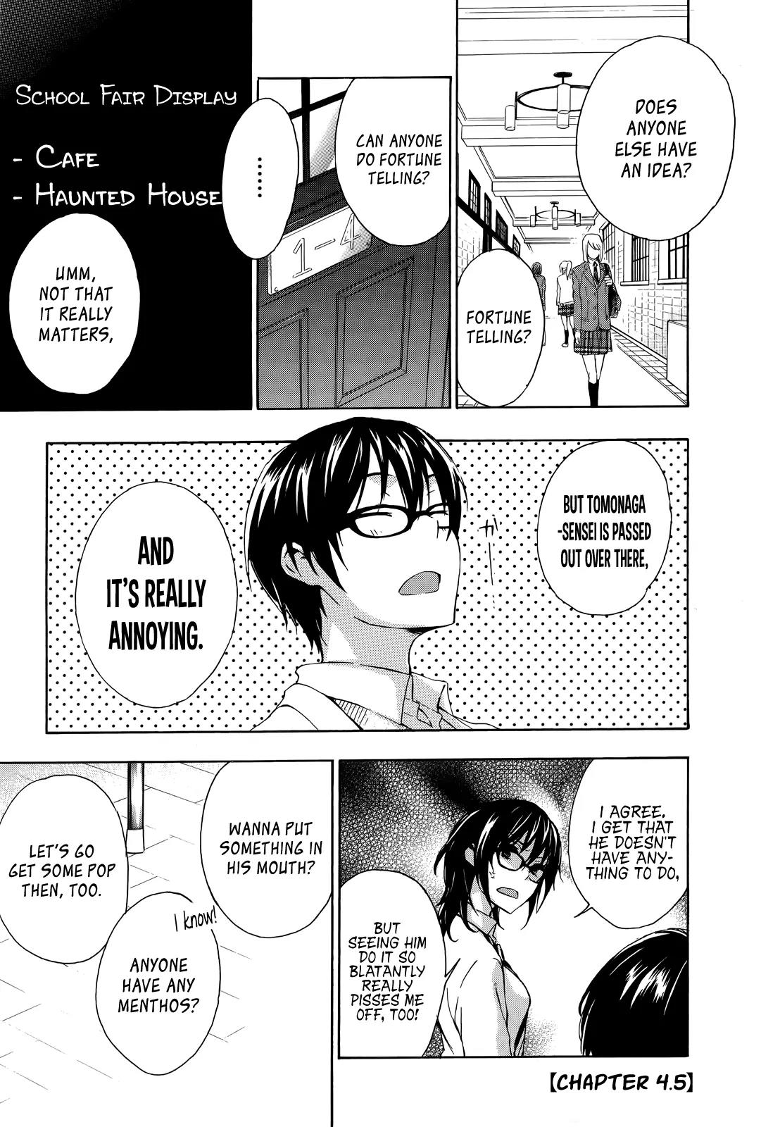 Yasashii Sekai no Tsukurikata Chapter 19.5 page 1 - Chapter 19.5: Class 1 - 4, Cafe Axion