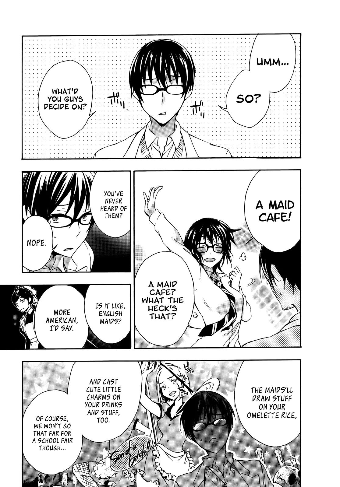 Yasashii Sekai no Tsukurikata Chapter 19.5 page 3 - Chapter 19.5: Class 1 - 4, Cafe Axion