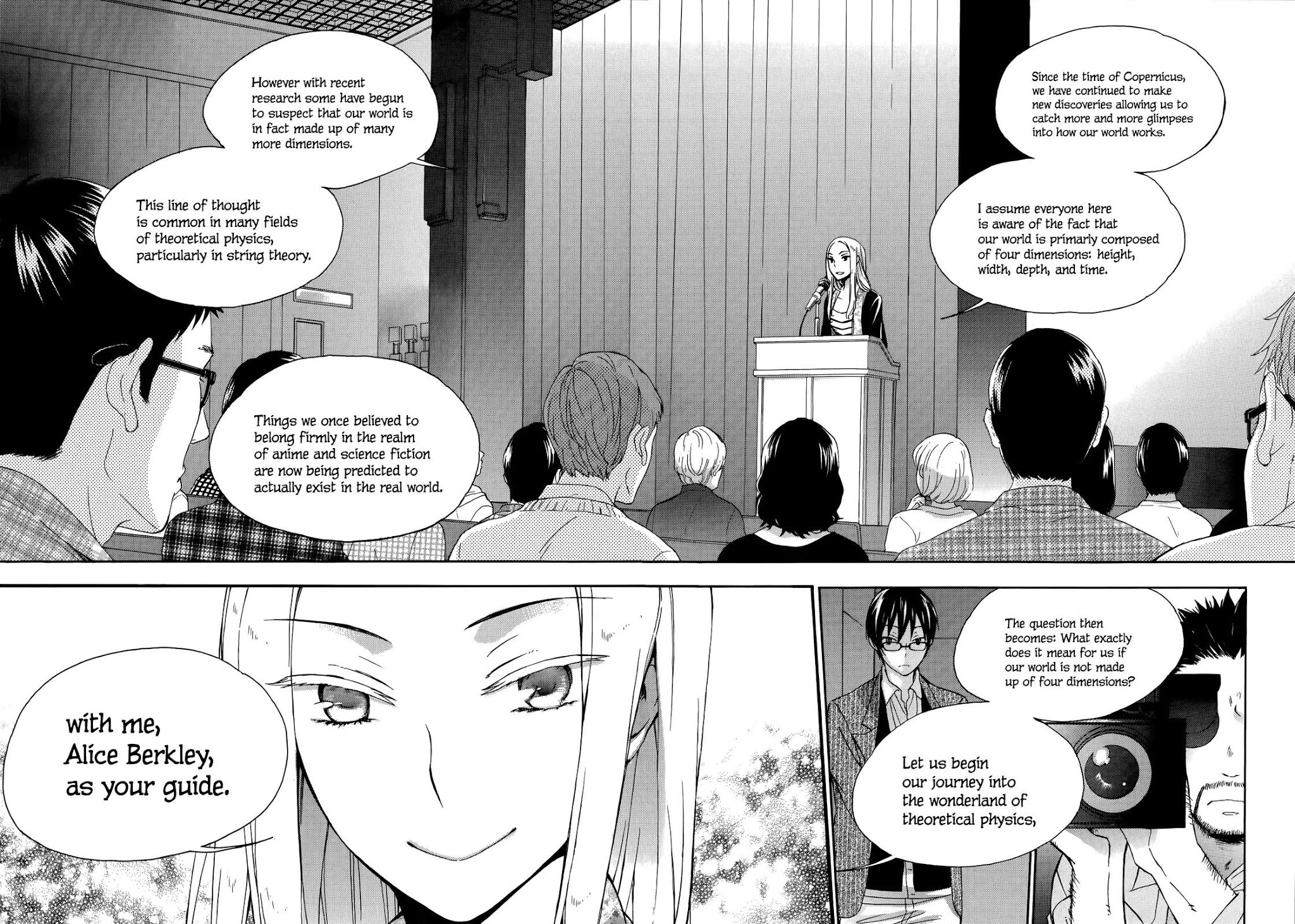 Yasashii Sekai no Tsukurikata Chapter 23 page 6 - Chapter 23: Physicist in Wonderland