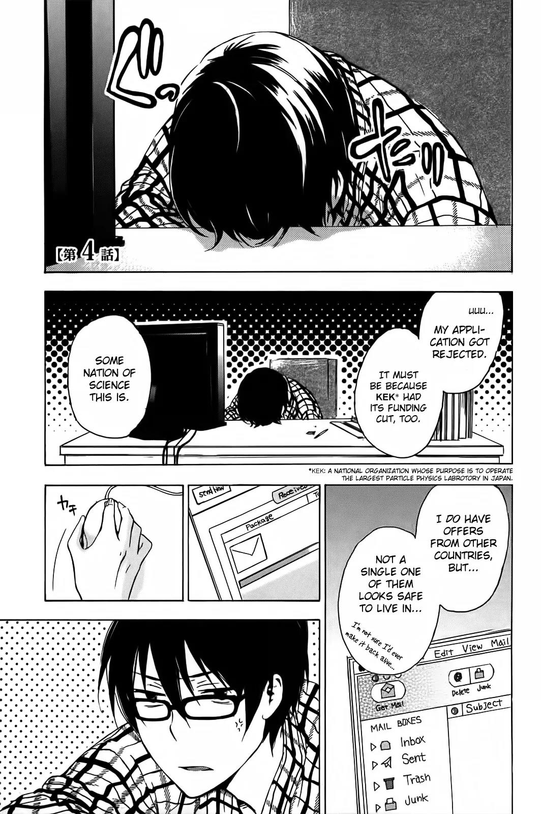 Yasashii Sekai no Tsukurikata Chapter 4 page 2 - Chapter 4: The Cat in the Box