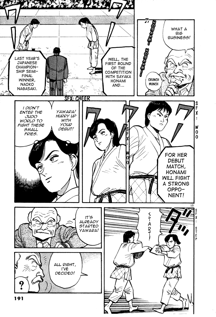 Yawara! Chapter 10.2 page 13 - Chapter 10 v2 : Rival's Movements