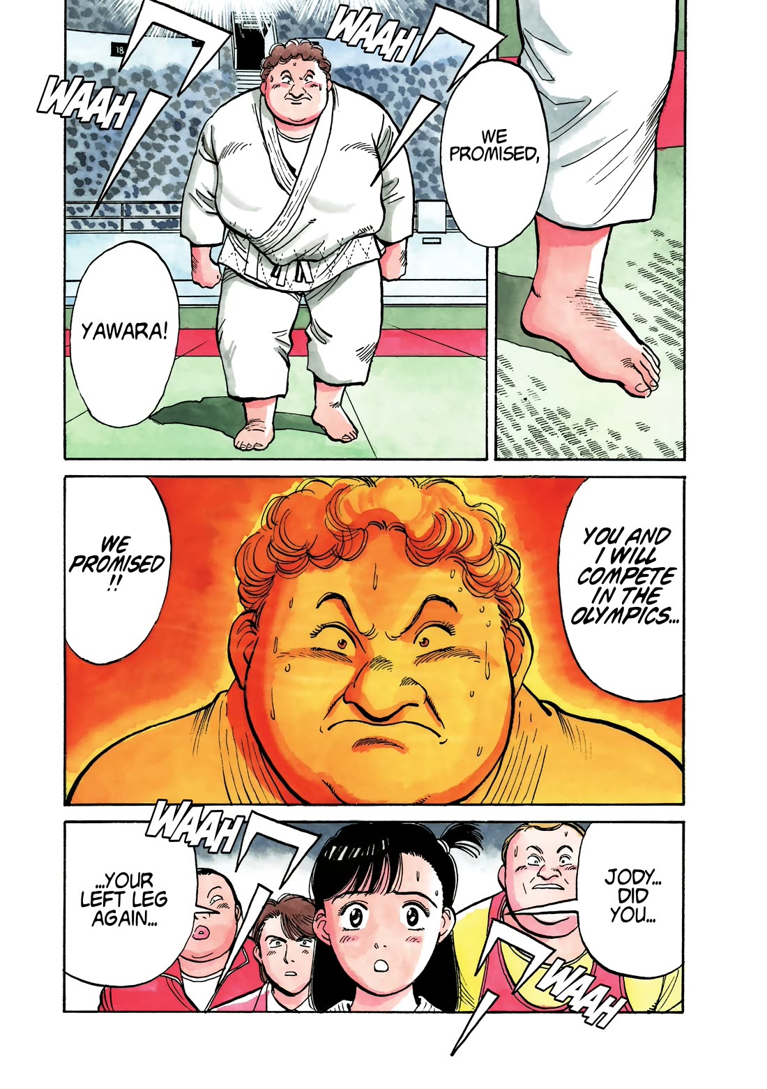Yawara! Chapter 100 page 1 - Chapter 100: Jody’s Counterattack