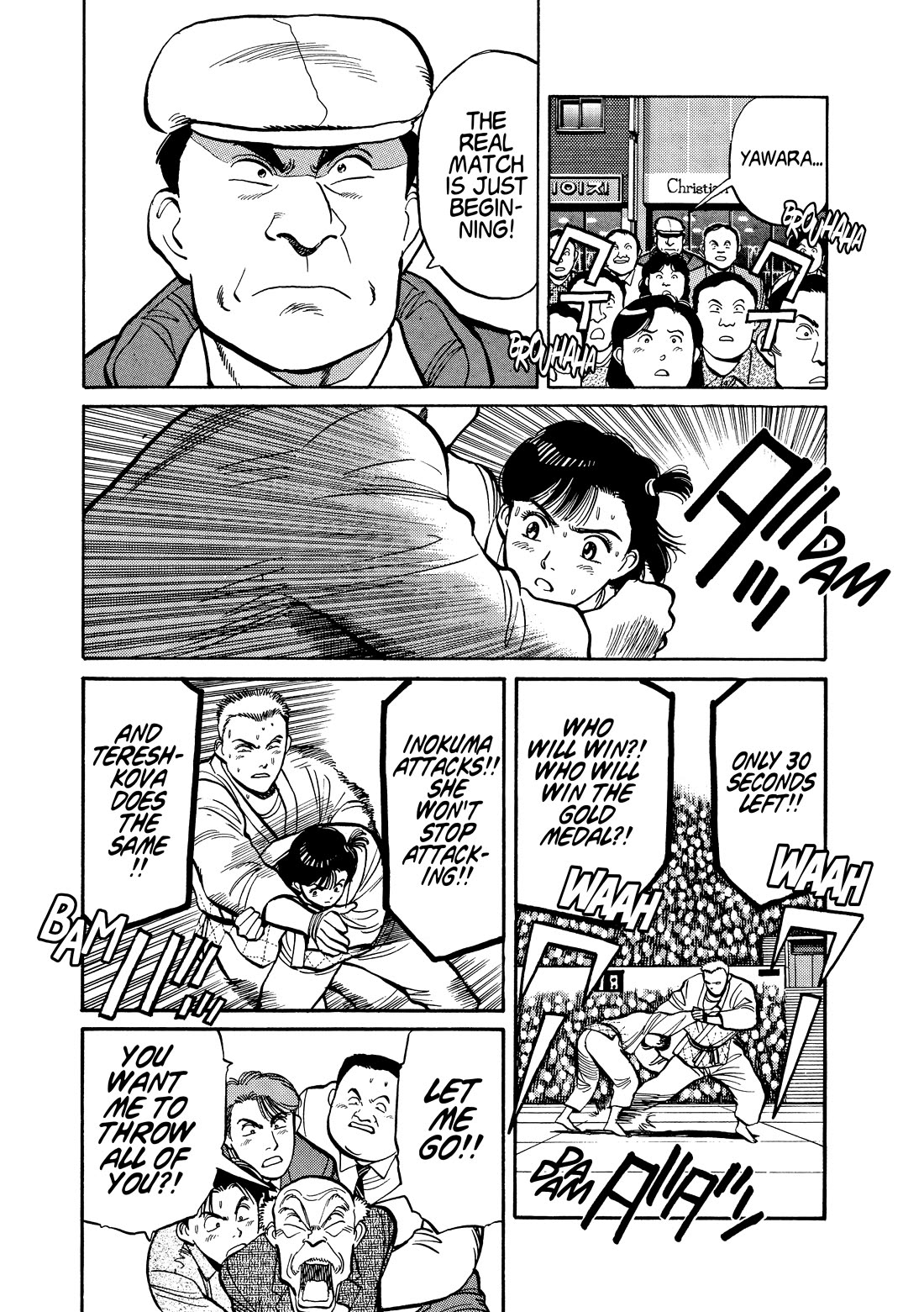 Yawara! Chapter 106 page 17 - Chapter 106: Terrific! The Match of a Century