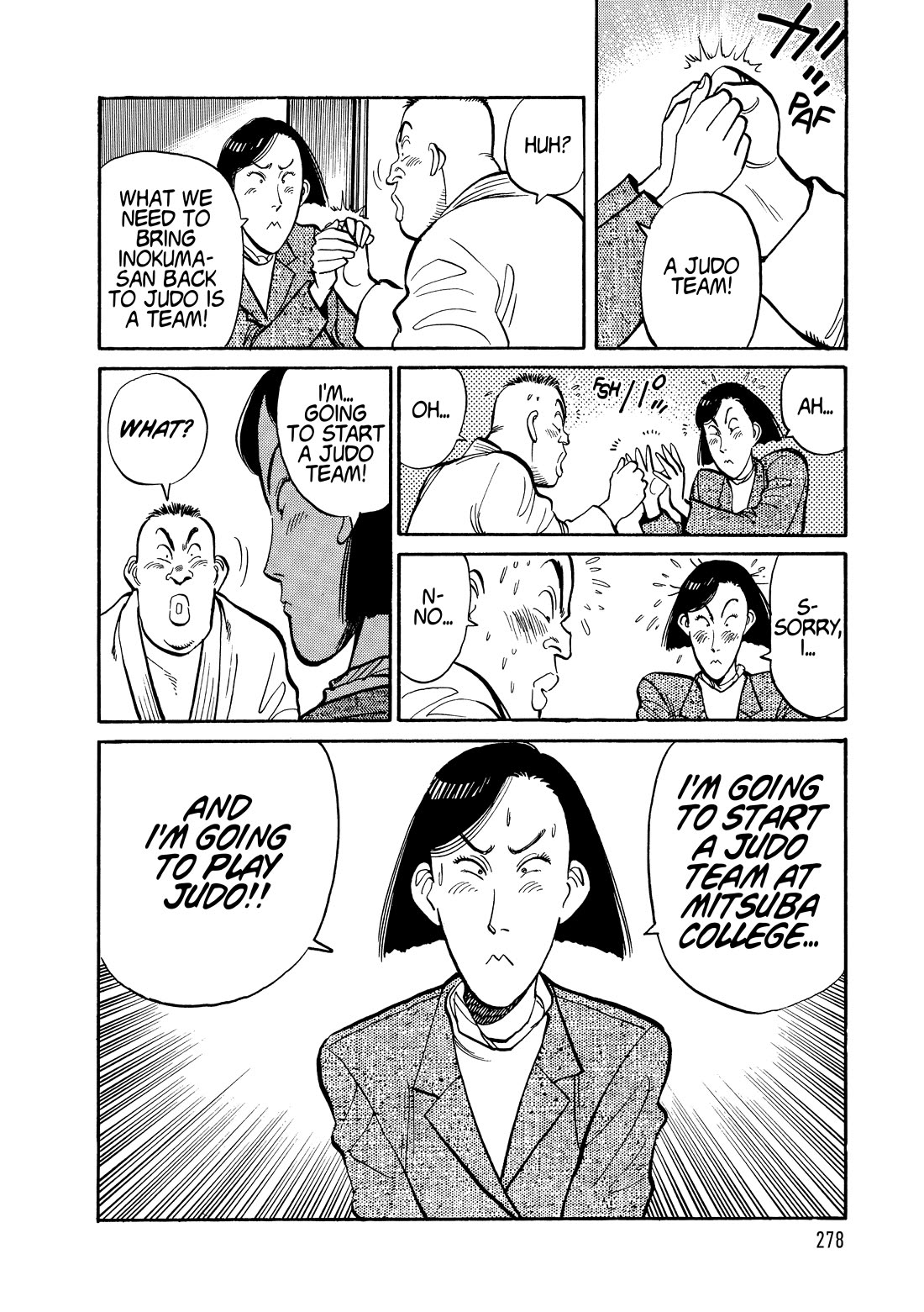 Yawara! Chapter 111 page 18 - Chapter 111: Fujiko’s Secret Plan