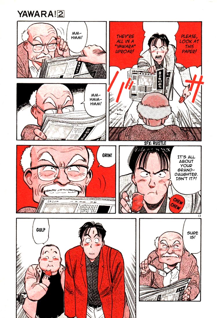 Yawara! Chapter 12.2 page 16 - Chapter 12 v2 : Yawara, Heart All Aflutter
