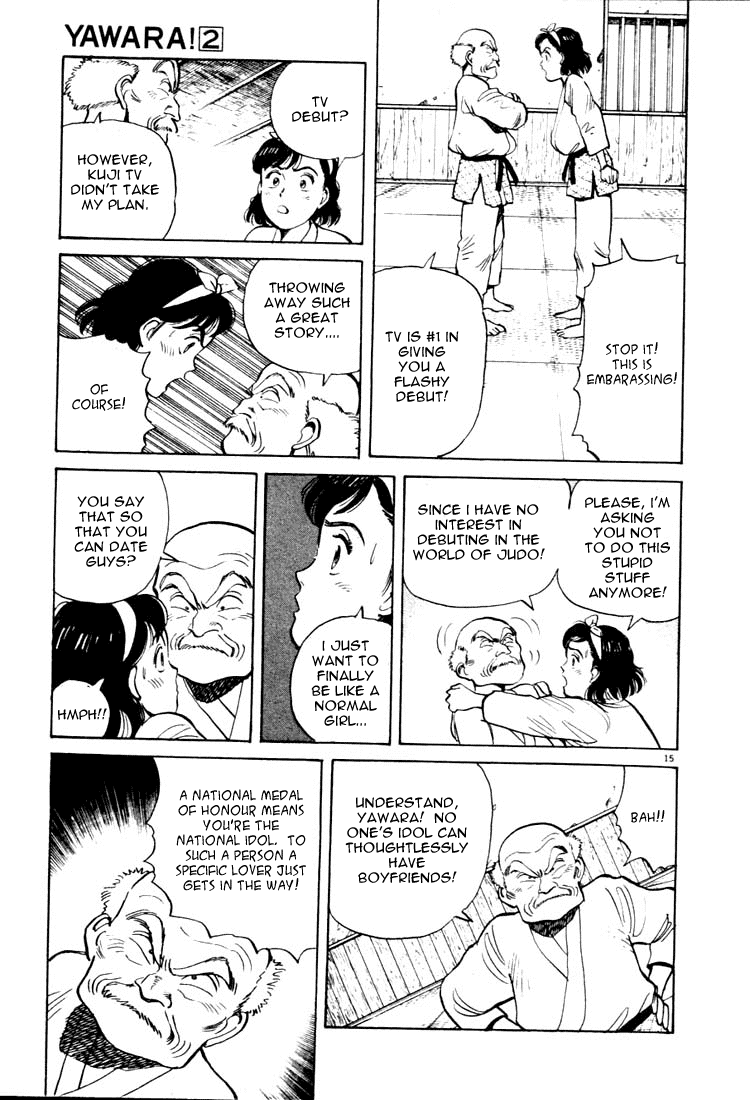 Yawara! Chapter 13.2 page 15 - Chapter 13 v2 : Grandpa's Bold Plan