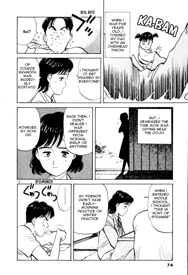 Yawara! Chapter 15.2 page 16 - Chapter 15 v2 : Yawaras' Hot Tear