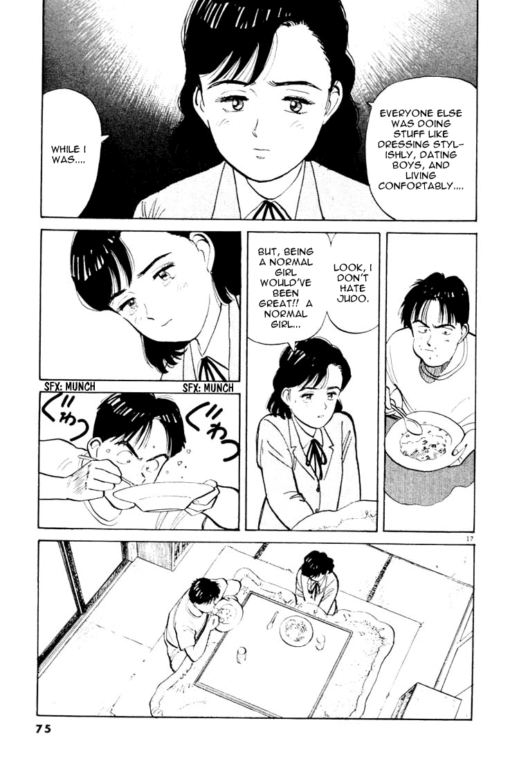 Yawara! Chapter 15.2 page 17 - Chapter 15 v2 : Yawaras' Hot Tear
