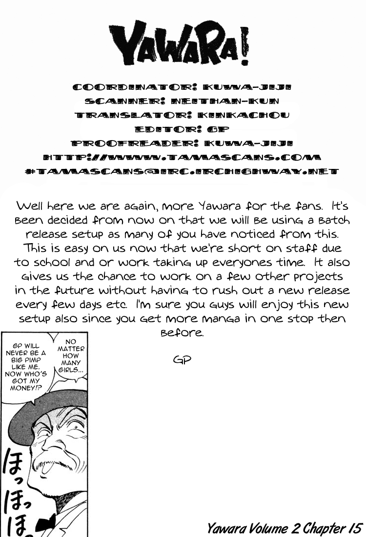 Yawara! Chapter 15.2 page 19 - Chapter 15 v2 : Yawaras' Hot Tear