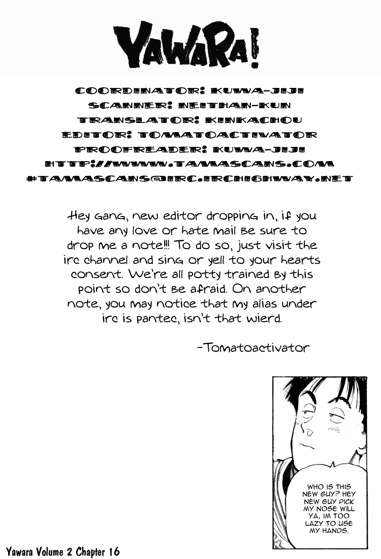 Yawara! Chapter 16.2 page 19 - Chapter 16 v2 : Finally Alone