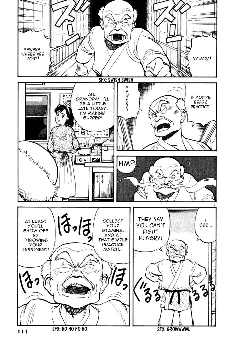 Yawara! Chapter 17.2 page 17 - Chapter 17 v2 : I'm Appearing in the Match