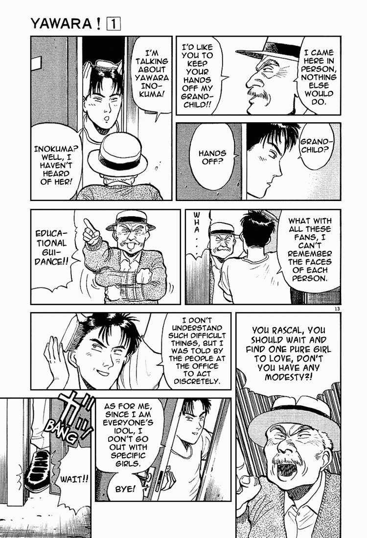 Yawara! Chapter 2.2 page 13 - Chapter 2 v2 : Love's Deadly Double Grab