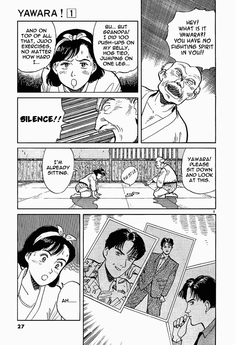 Yawara! Chapter 2.2 page 3 - Chapter 2 v2 : Love's Deadly Double Grab