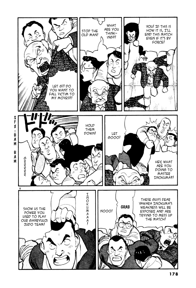 Yawara! Chapter 21.2 page 8 - Chapter 21 v2 : Last Moments' Sights?!
