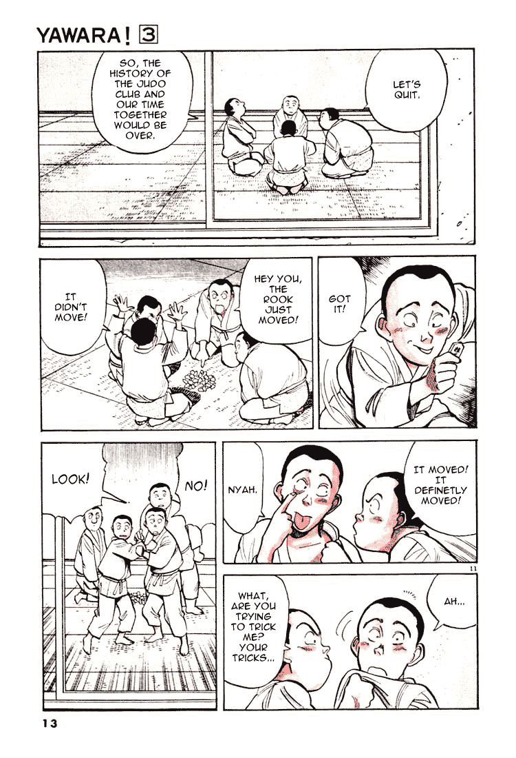 Yawara! Chapter 23.2 page 14 - Chapter 23 v2 : Big Fever At Musashiyama High School