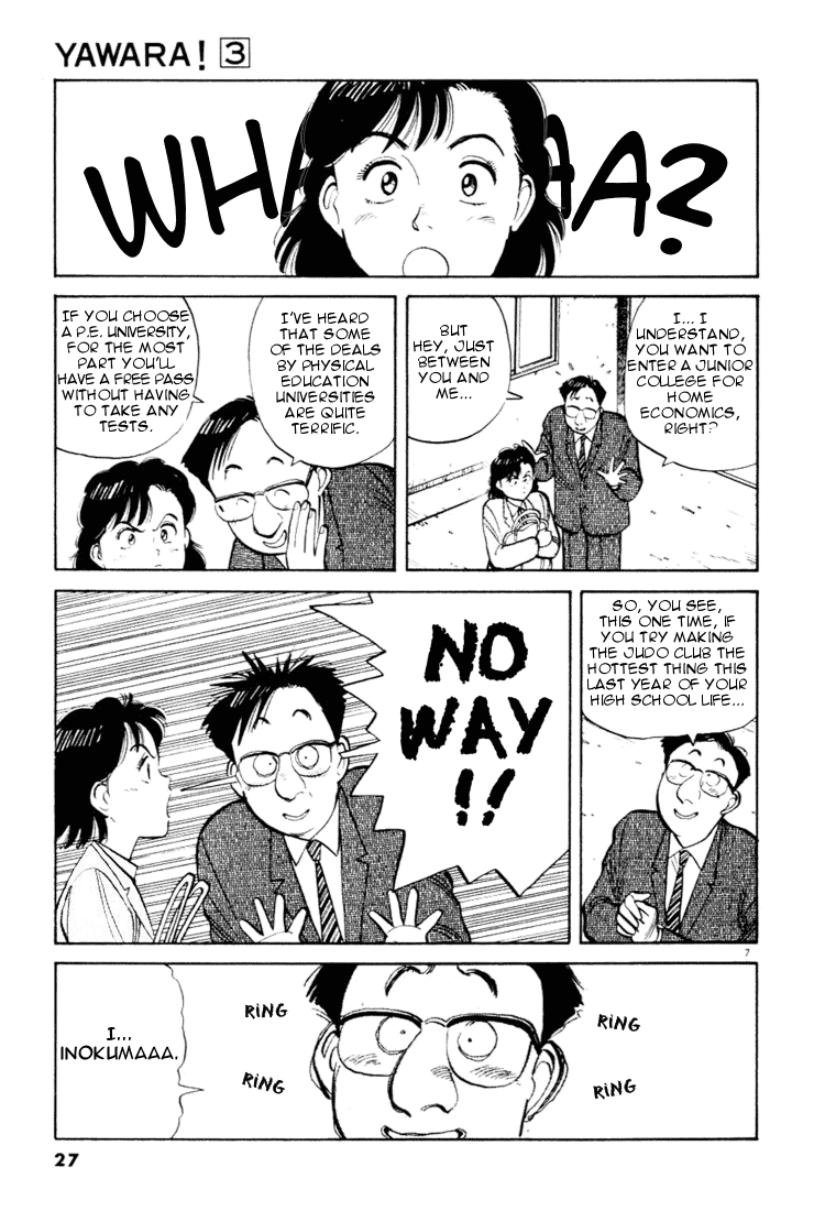Yawara! Chapter 24.2 page 7 - Chapter 24 v2 : Please, Yawara!