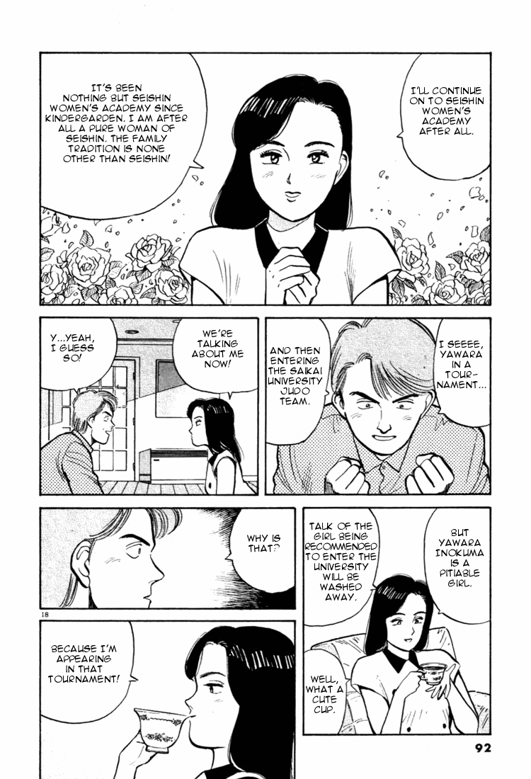 Yawara! Chapter 27.2 page 18 - Chapter 27 v2 : Yawaras' Feeling