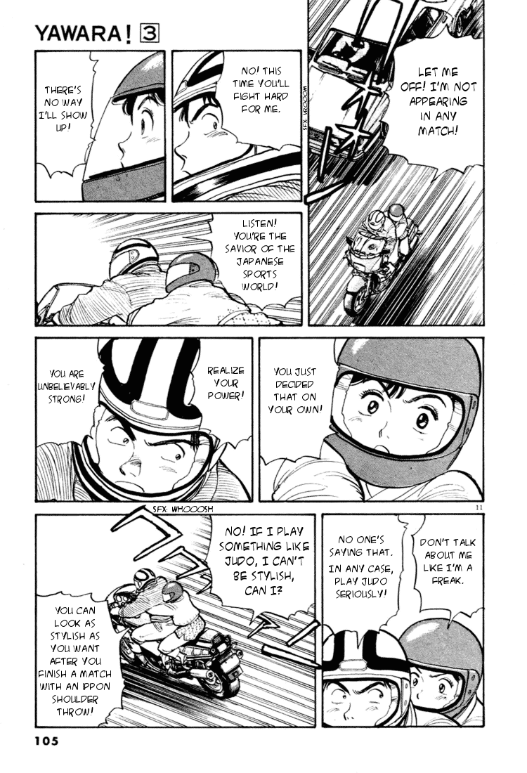 Yawara! Chapter 28.2 page 11 - Chapter 28 v2 : Important Announcement