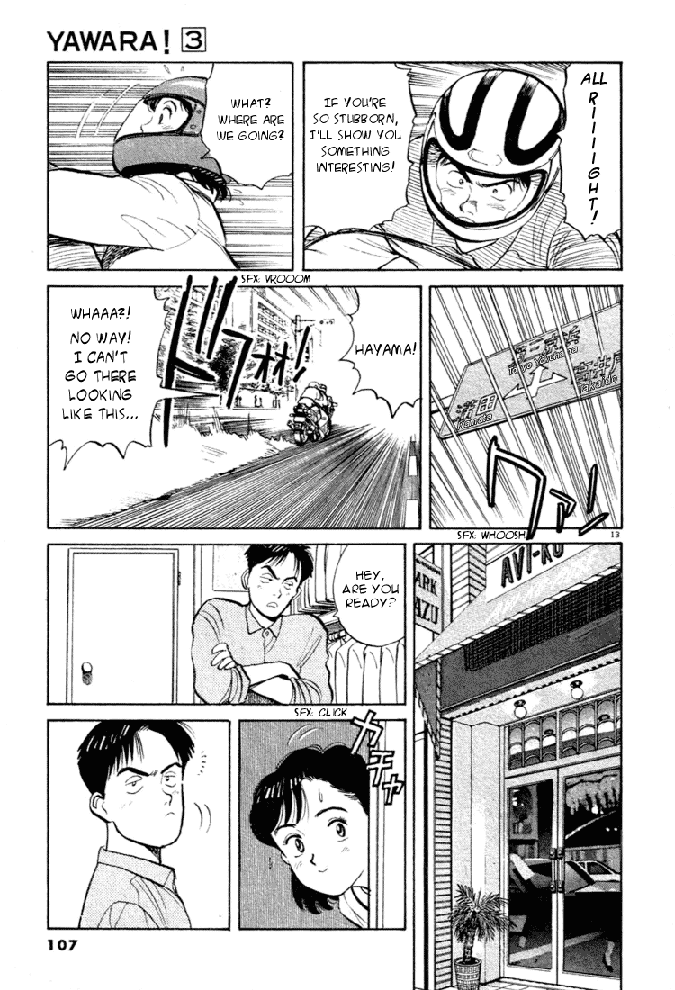 Yawara! Chapter 28.2 page 13 - Chapter 28 v2 : Important Announcement