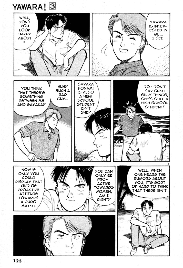 Yawara! Chapter 29.2 page 13 - Chapter 29 v2 : Matsuda Vs. Kazamatsuri