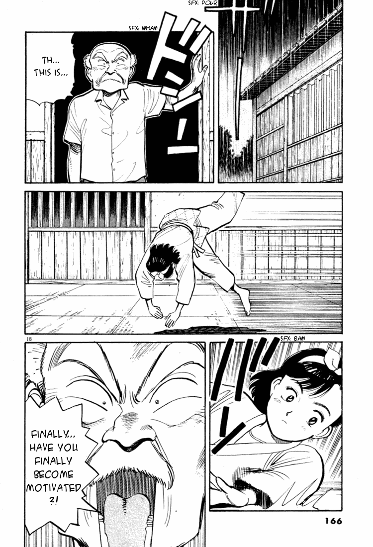 Yawara! Chapter 31.2 page 18 - Chapter 31 v2 : I've Gotta Do It?