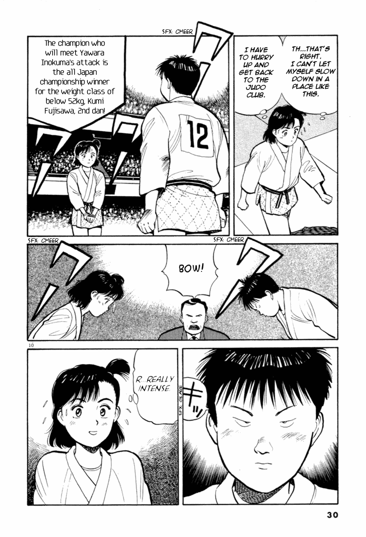 Yawara! Chapter 35.2 page 10 - Chapter 35 v2 : Official Match Debut!