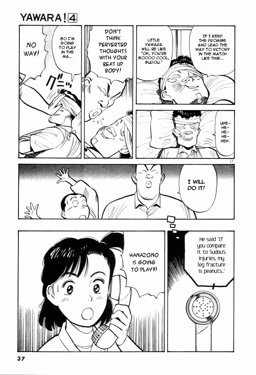 Yawara! Chapter 35.2 page 17 - Chapter 35 v2 : Official Match Debut!