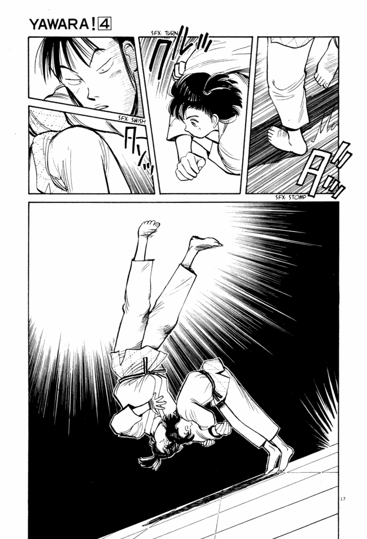 Yawara! Chapter 36.2 page 17 - Chapter 36 v2 : Hanazono is Participating?!
