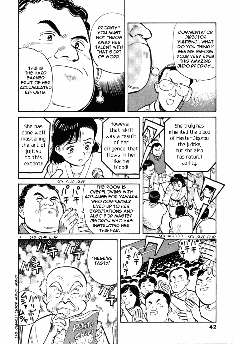 Yawara! Chapter 36.2 page 4 - Chapter 36 v2 : Hanazono is Participating?!