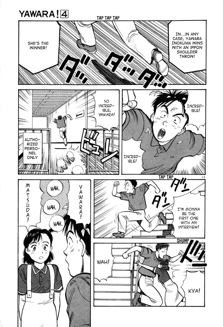 Yawara! Chapter 40.2 page 12 - Chapter 40 v2 : Decided in an Instant