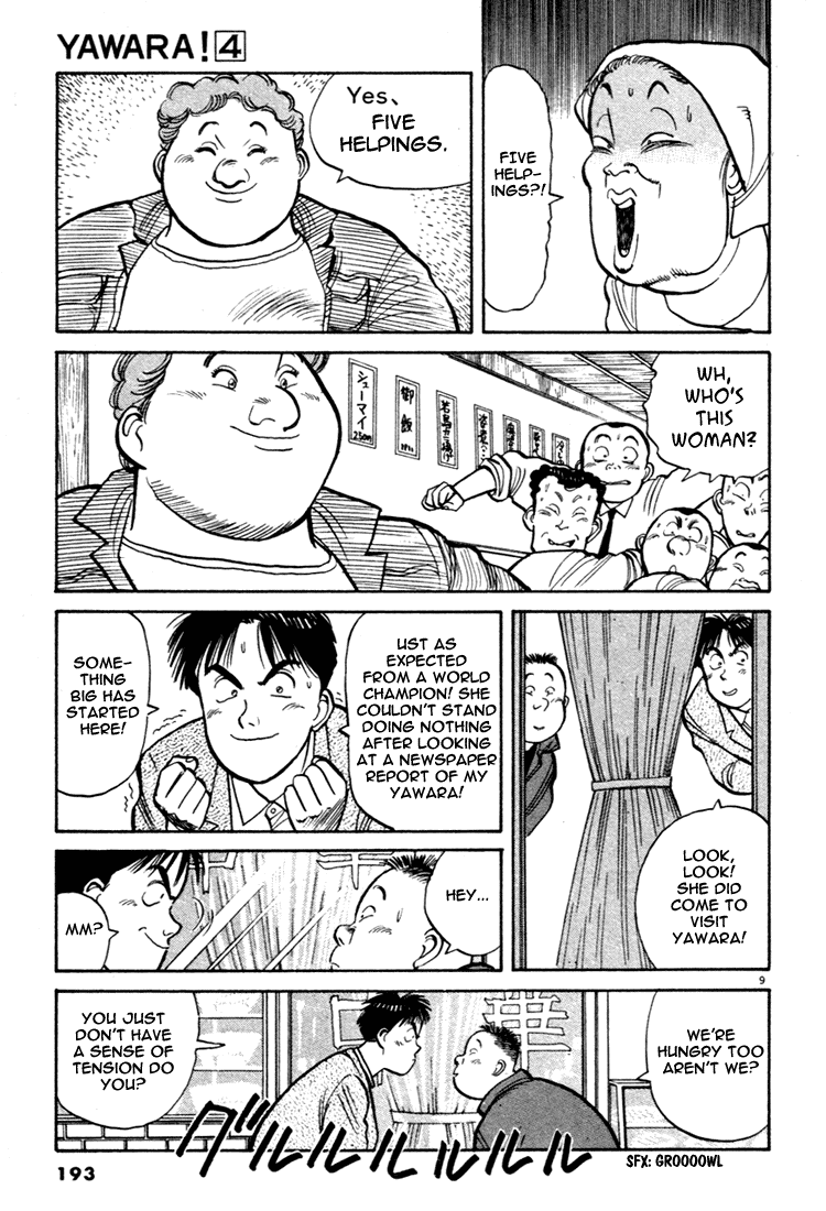 Yawara! Chapter 44.2 page 9 - Chapter 44 v2 : VIPs' Arrival in Japan!