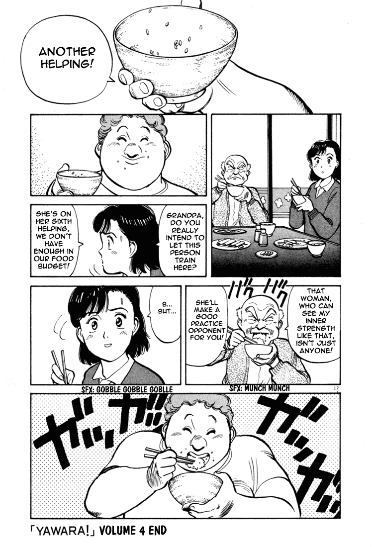 Yawara! Chapter 45.2 page 17 - Chapter 45 v2 : Big Freeloader