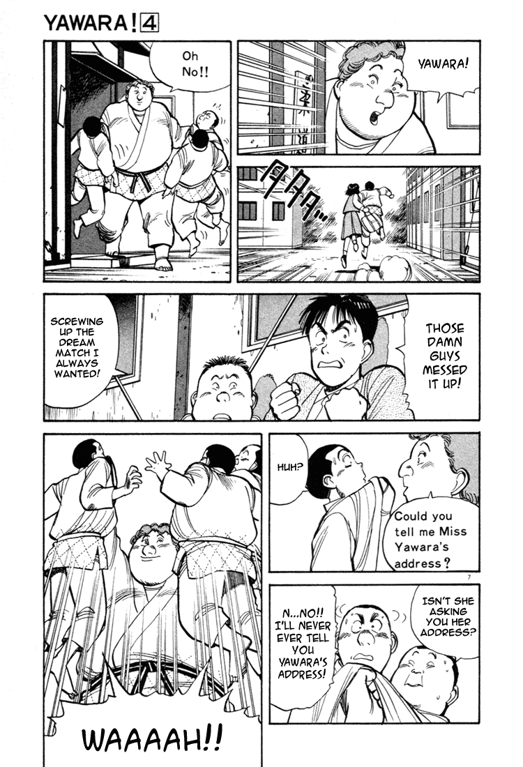 Yawara! Chapter 45.2 page 7 - Chapter 45 v2 : Big Freeloader