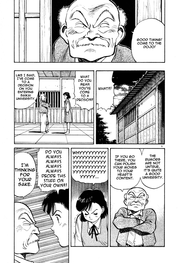 Yawara! Chapter 45.2 page 9 - Chapter 45 v2 : Big Freeloader