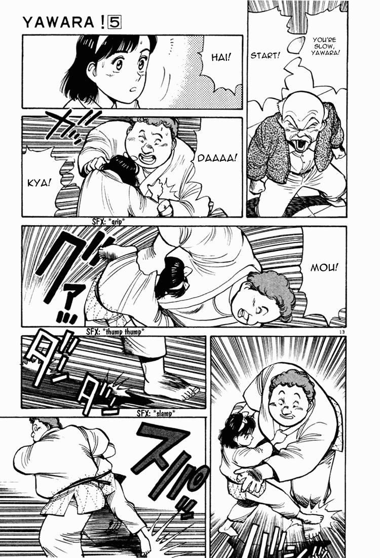 Yawara! Chapter 47.2 page 13 - Chapter 47 v2 : World Class Skill!