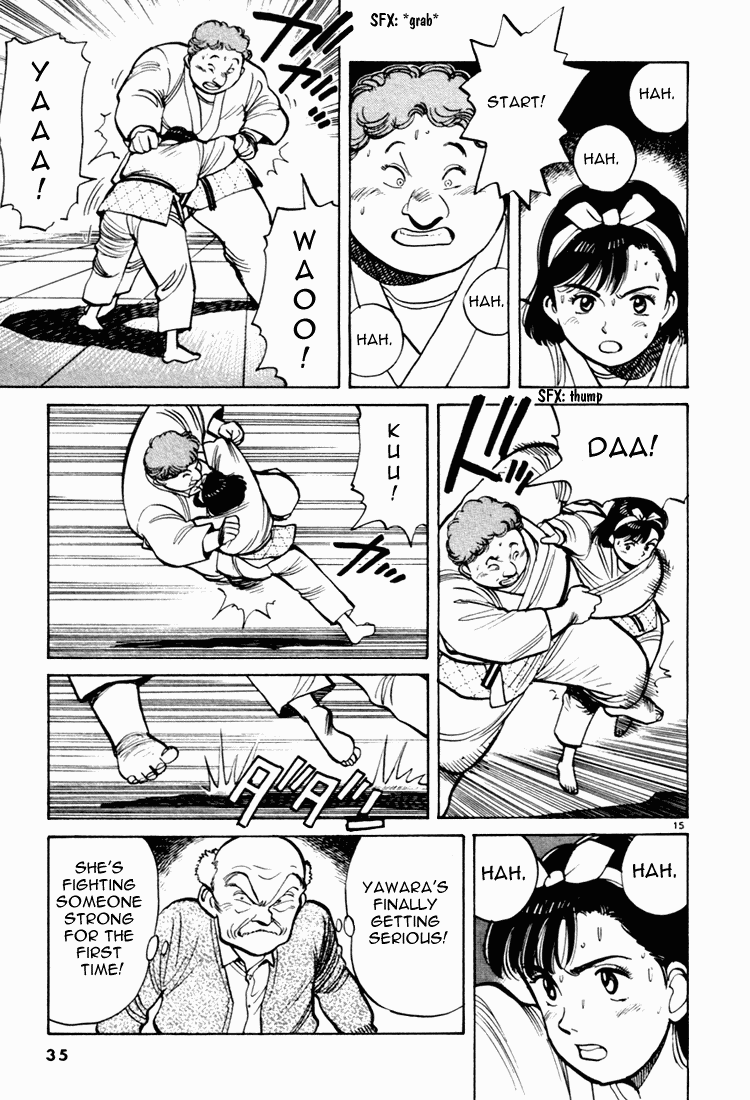 Yawara! Chapter 47.2 page 15 - Chapter 47 v2 : World Class Skill!