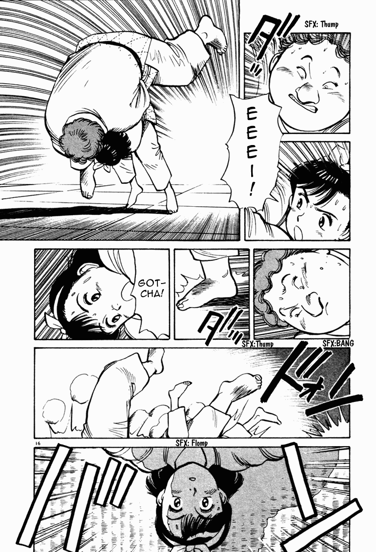 Yawara! Chapter 47.2 page 16 - Chapter 47 v2 : World Class Skill!