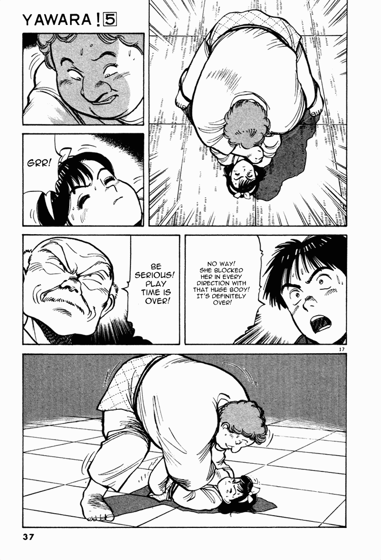 Yawara! Chapter 47.2 page 17 - Chapter 47 v2 : World Class Skill!