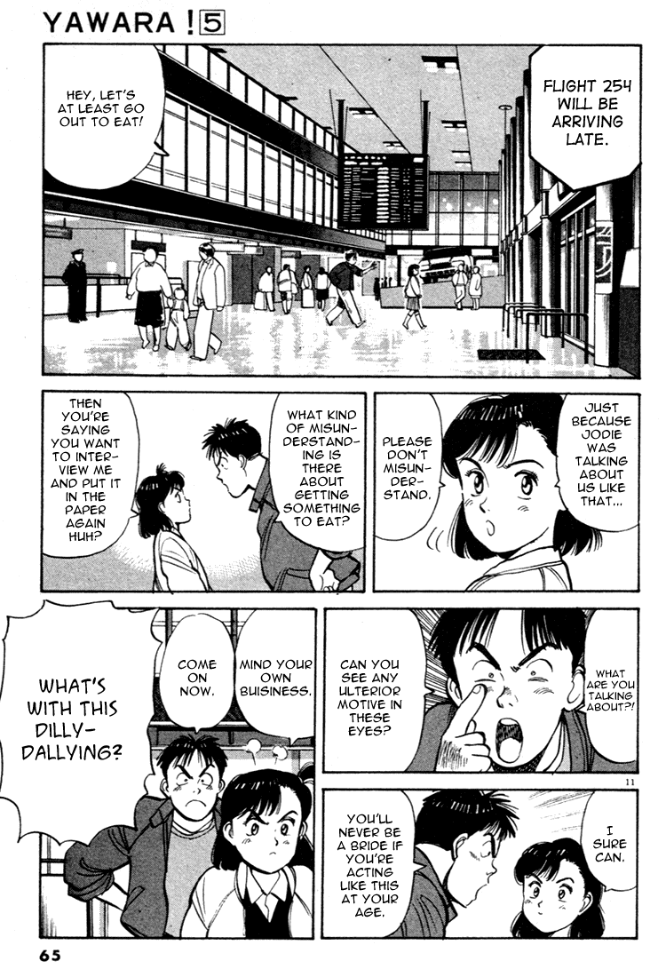Yawara! Chapter 49.2 page 11 - Chapter 49 v2 : Goodbye, Jodie!