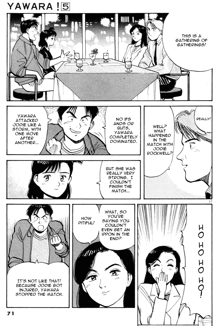 Yawara! Chapter 49.2 page 17 - Chapter 49 v2 : Goodbye, Jodie!