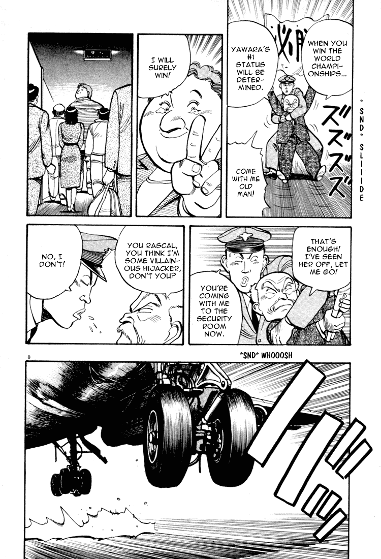 Yawara! Chapter 49.2 page 8 - Chapter 49 v2 : Goodbye, Jodie!