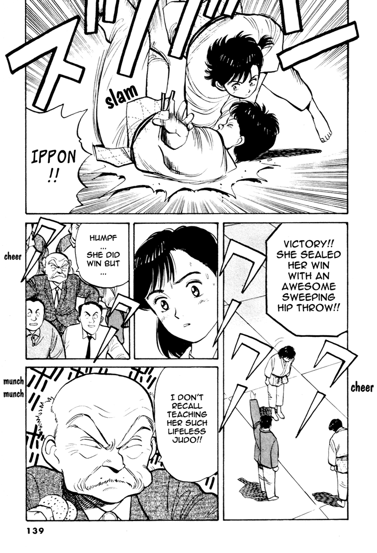 Yawara! Chapter 53.2 page 15 - Chapter 53 v2 : Miss Sayaka's Counterattack!