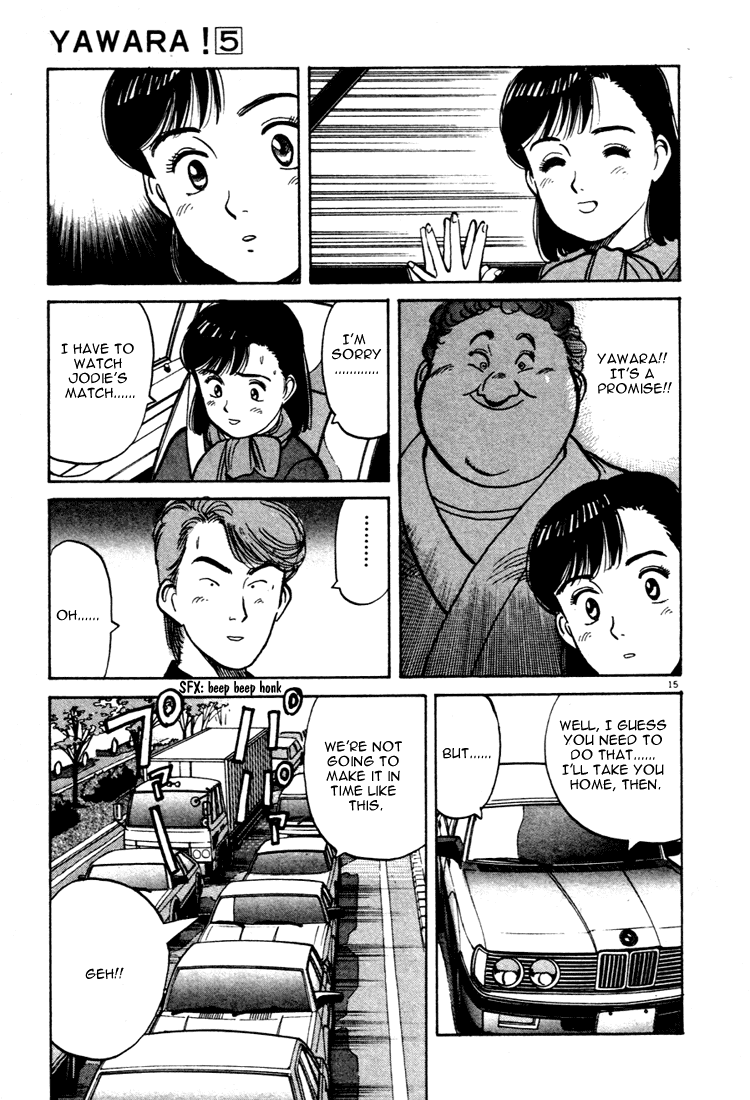 Yawara! Chapter 54.2 page 15 - Chapter 54 v2 : Proclamation of War