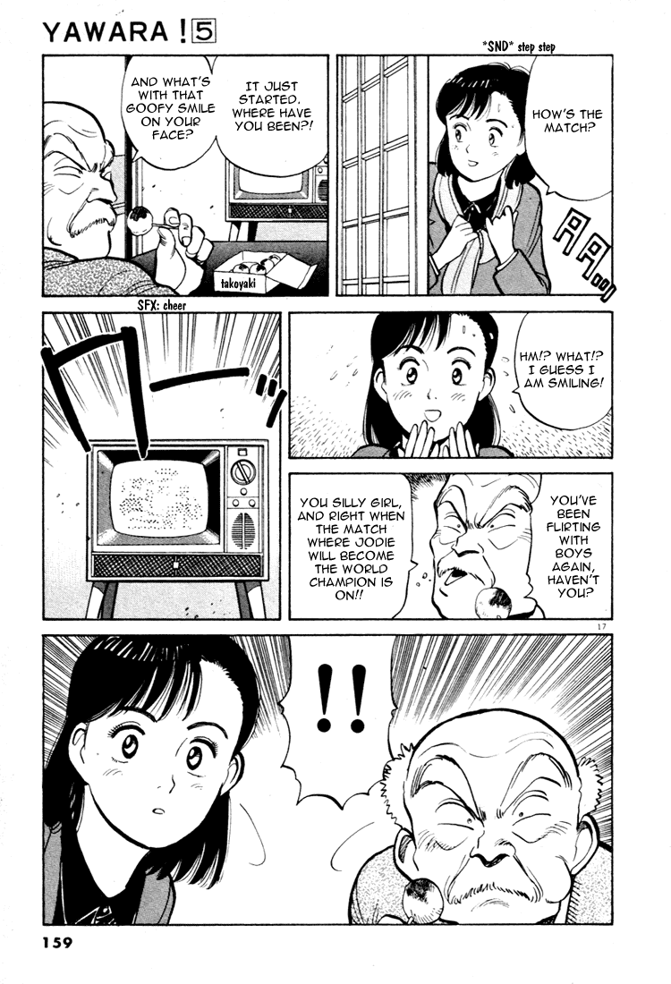 Yawara! Chapter 54.2 page 17 - Chapter 54 v2 : Proclamation of War