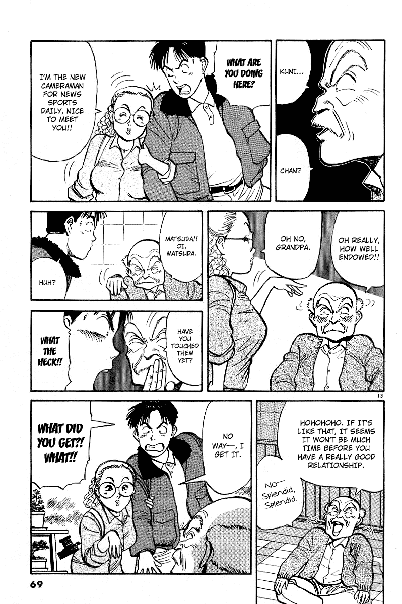 Yawara! Chapter 61.2 page 13 - Chapter 61 v2 : Despite Being in Love with Kazamatsuri-san