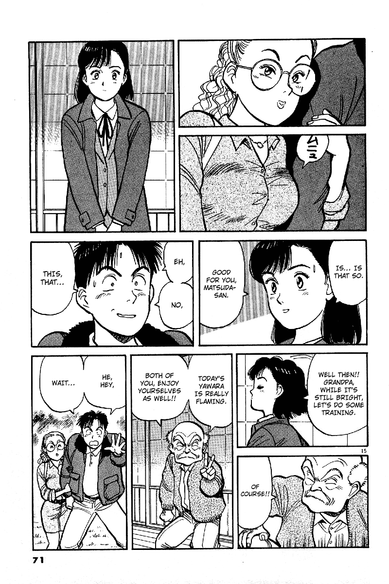Yawara! Chapter 61.2 page 15 - Chapter 61 v2 : Despite Being in Love with Kazamatsuri-san