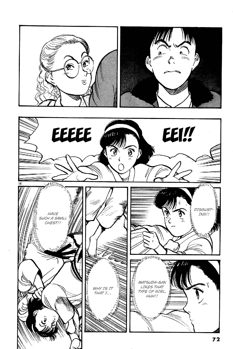 Yawara! Chapter 61.2 page 16 - Chapter 61 v2 : Despite Being in Love with Kazamatsuri-san