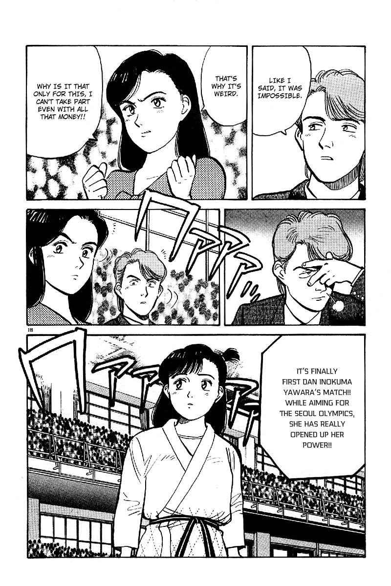 Yawara! Chapter 61.2 page 18 - Chapter 61 v2 : Despite Being in Love with Kazamatsuri-san