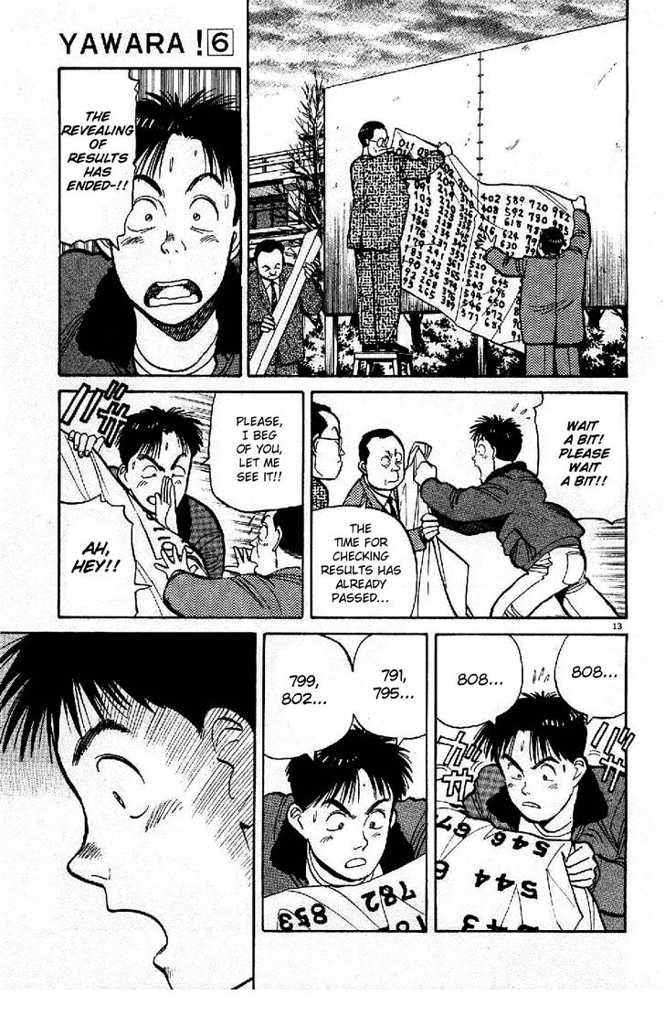 Yawara! Chapter 65 page 13 - Chapter 65 : Revealing of Results!!