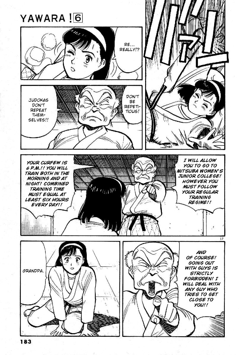 Yawara! Chapter 67.2 page 17 - Chapter 67 v2 : Grandpa's Counter-Attack